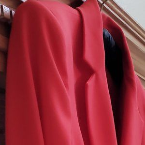 BCBG MAXAZRIA Structured Carribean Orange Blazer, Size L